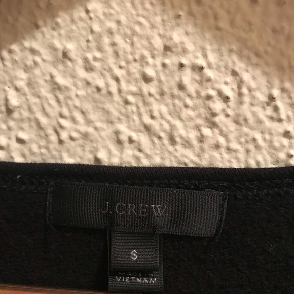 Jcrew wrapped sweatshirt black, small - Picture 3 of 5